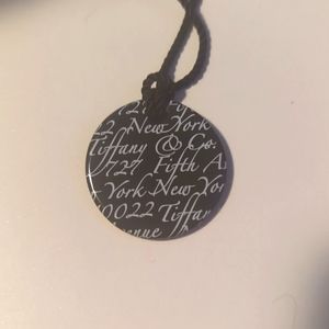 Tiffany & Co. Black Circle Notes Necklace - Rare